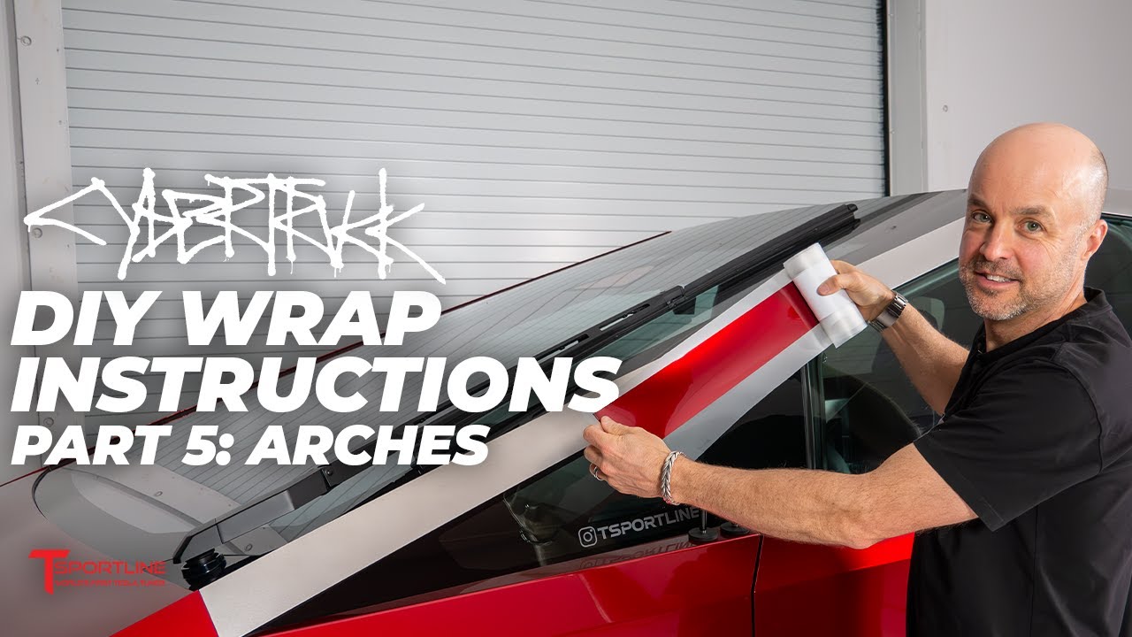 Cybertruck DIY Wrap Installation: Step-by-Step Guide to Vinyl Wrapping the A Pillar Side Arch Panels