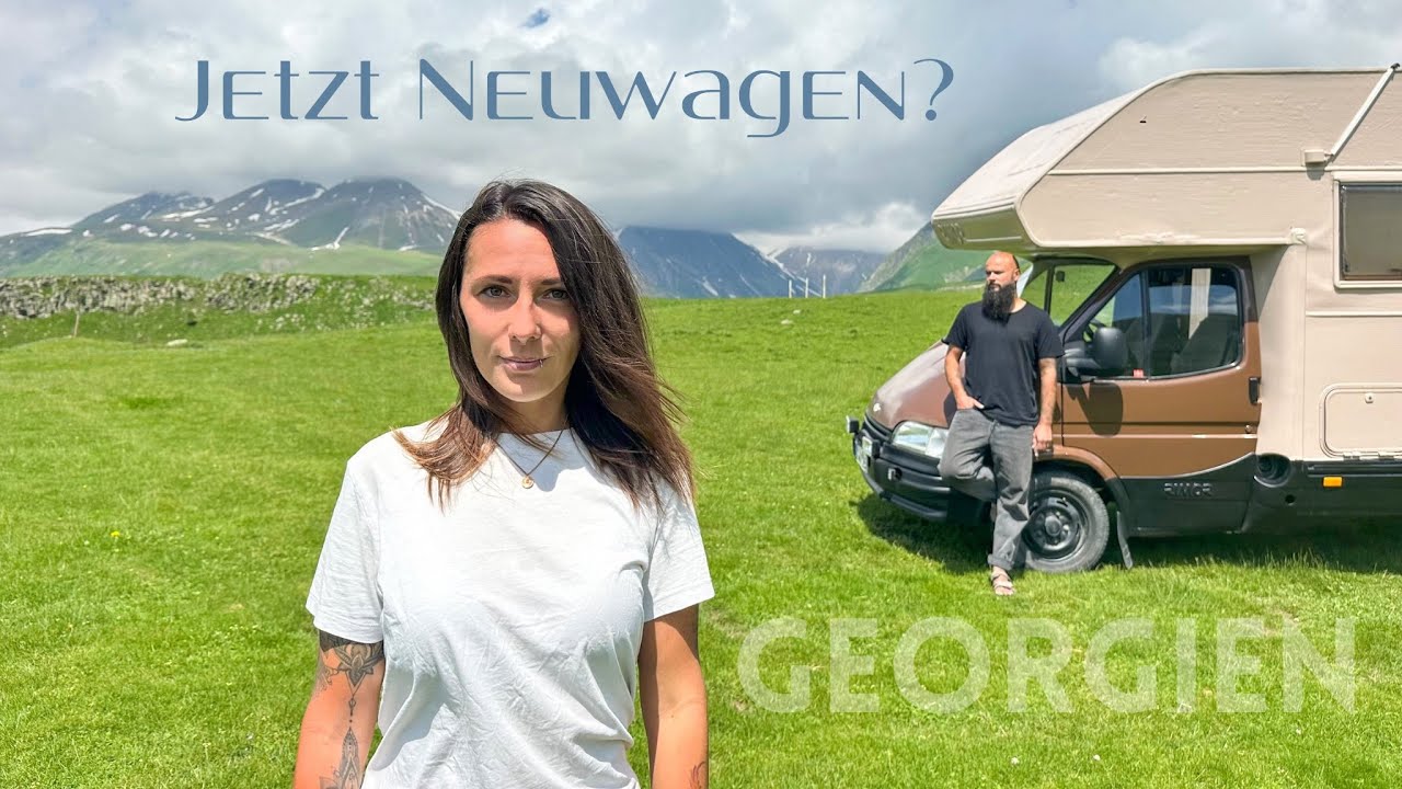 Zwischen Bergen und Großstadt passiert es. | Vanlife Georgien 🇬🇪