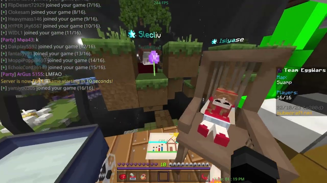 Eggwars Squads Speedrun any% 43sec