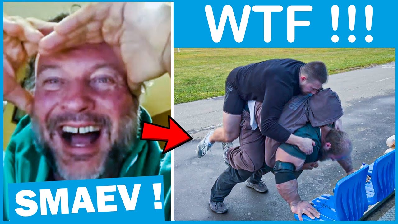 DEVON REACTS TO ANDREY SMAEV & LARRY WHEELS DOING PUSH-UPS !