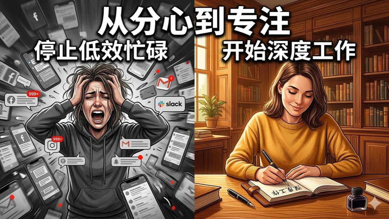 重拾專注力：深度工作的科學