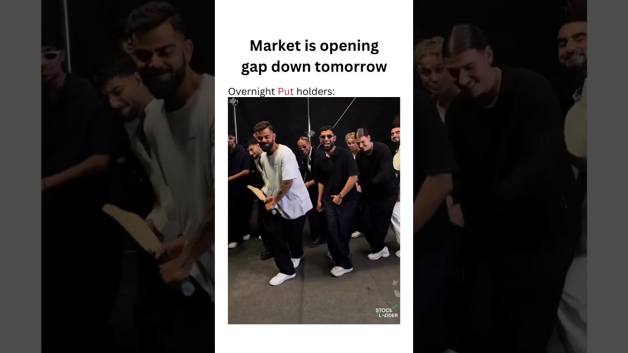 market is opening gap down tomorrow