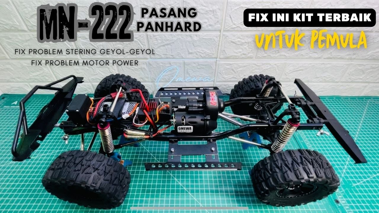 Cara Upgrade MN222 dana pelajar Perfoma Naik 5x lipat | Ganti ESC, Servo dan pasang Panhard