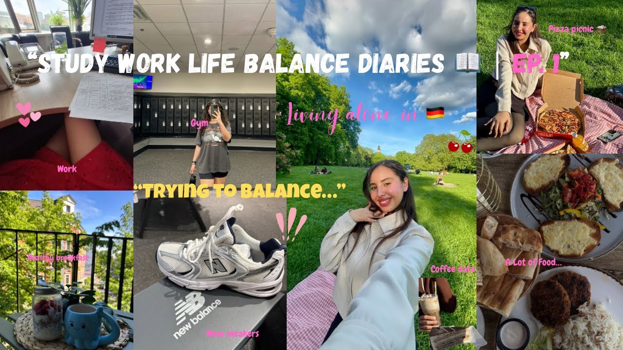 Work-Study-Life Balance Ep1{My Life as a Student Abroad}👩🏻‍🎓🍓👩‍🍳"خدمة، قراية وعيش| يومياتي ف أوروبا"