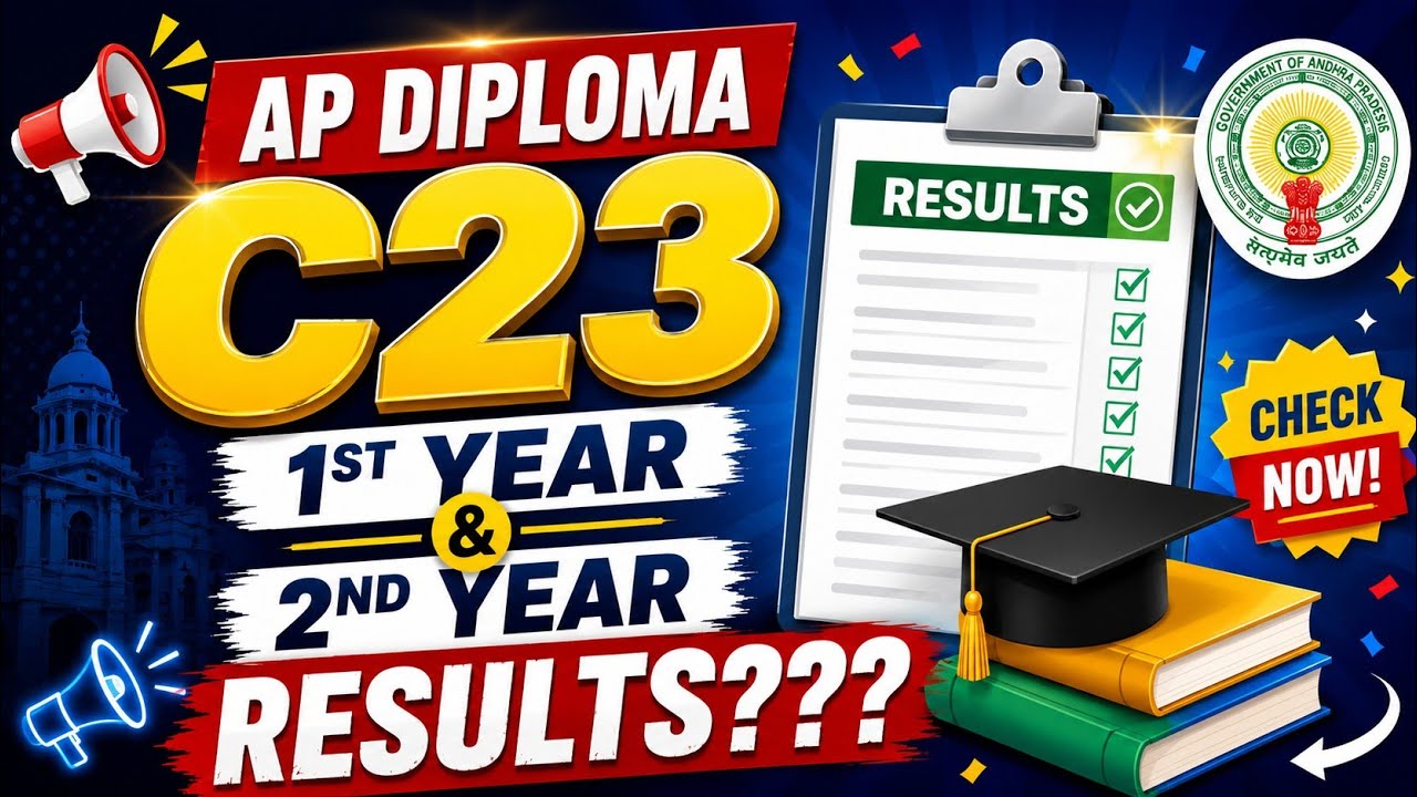 🚨 AP Diploma C23 Results 2026 | 1st & 2nd Year Results Date? Latest Update