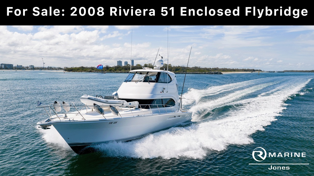 FOR SALE: 2008 Riviera 51 Enclosed Flybridge