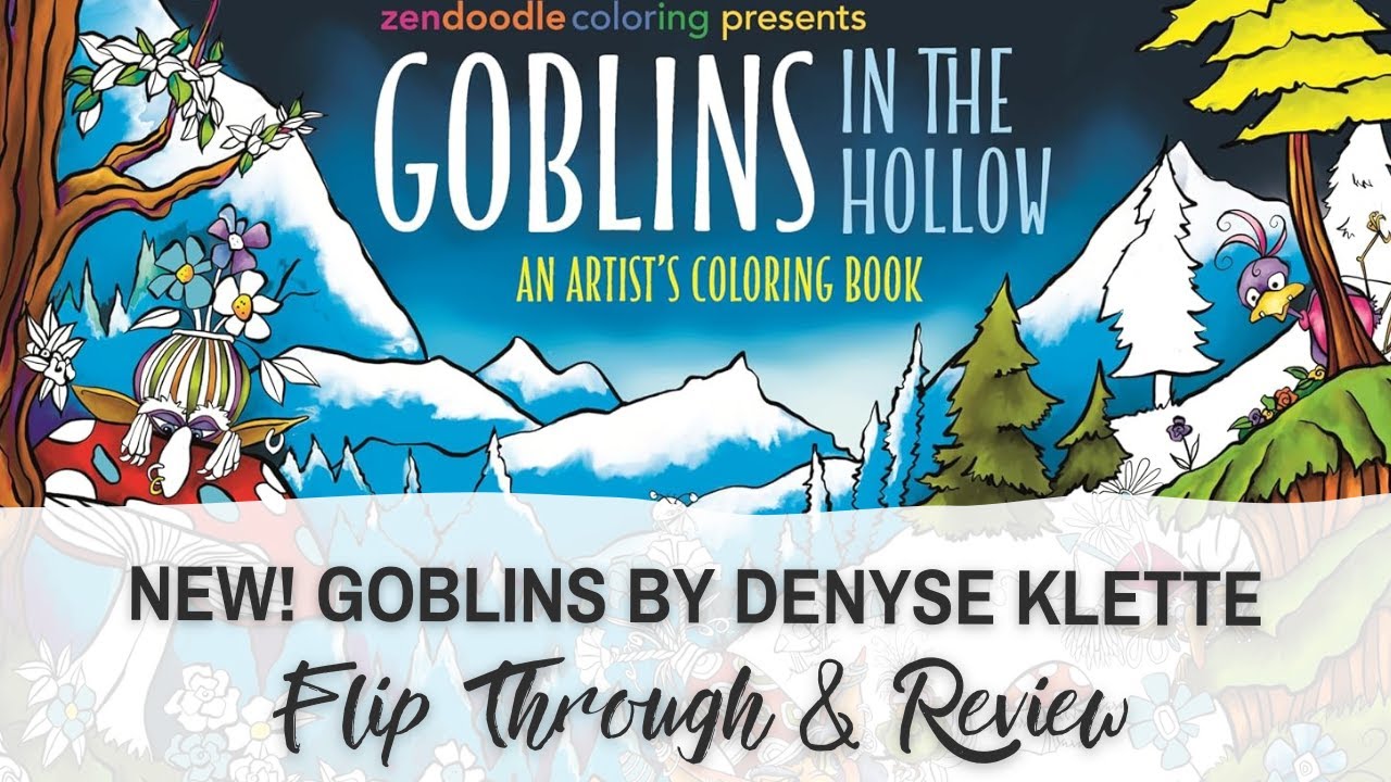NEW Goblins by Denyse Klette | Adult Coloring Book Review