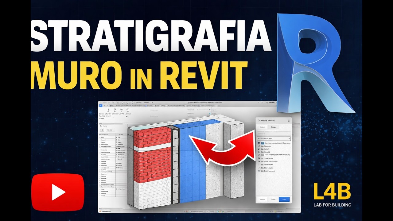 Revit Tutorial | Gestire la stratigrafia di un muro passo passo