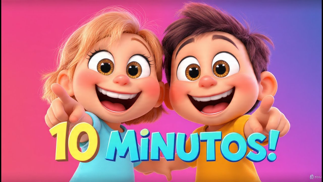 10 MINUTOS DE MÚSICAS INFANTIS PARA PULAR, DANÇAR E SE DIVERTIR! 🎶🔥