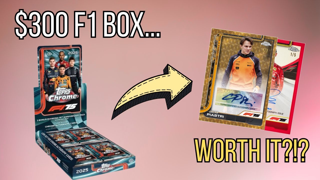 Can a $300 Topps Chrome F1 Hobby Box Pay for Itself?