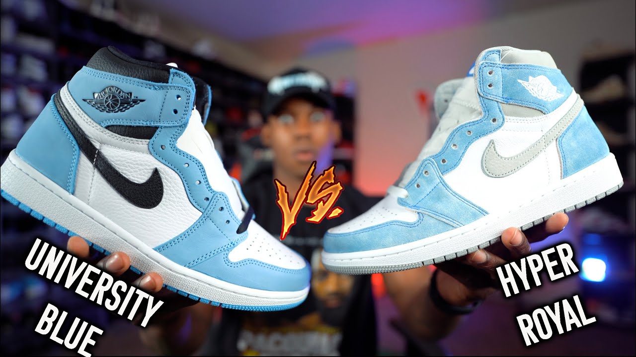 Air Jordan 1 Debate: Hyper Royal 1 vs. University Blue 1 (Best of 2021?)