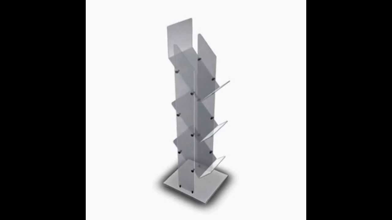 3 Tier Magazine / Newspaper Durable Acrylic Display Stand