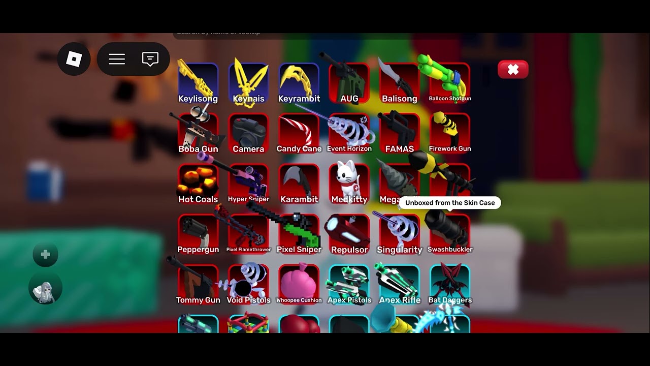 My skins and profile in Roblox rivals 
