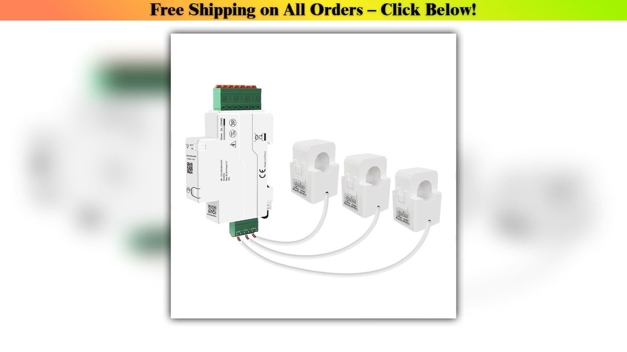 Zemismart 120A Zigbee WiFi 3 Phase Energy Meter Smart Din-rail Power Monitor Withdrawable