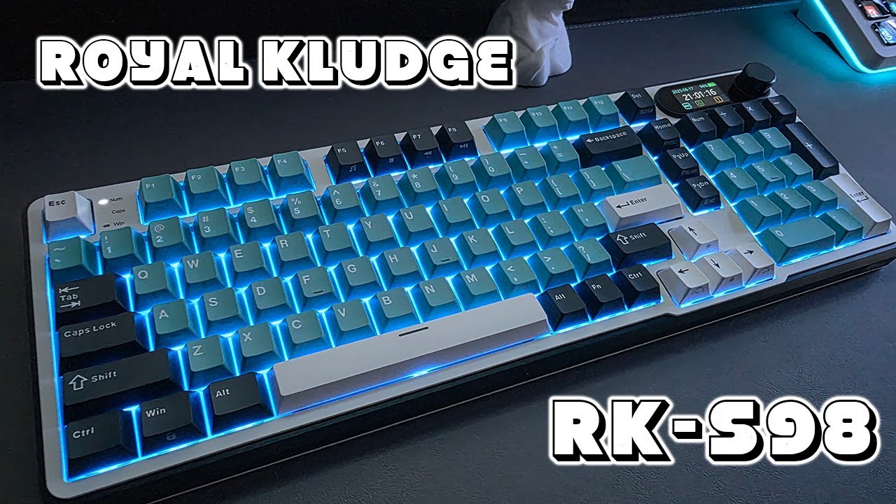 Royal Kludge RK-S98 Unboxing & Review – The Smart Display Gaming Keyboard!
