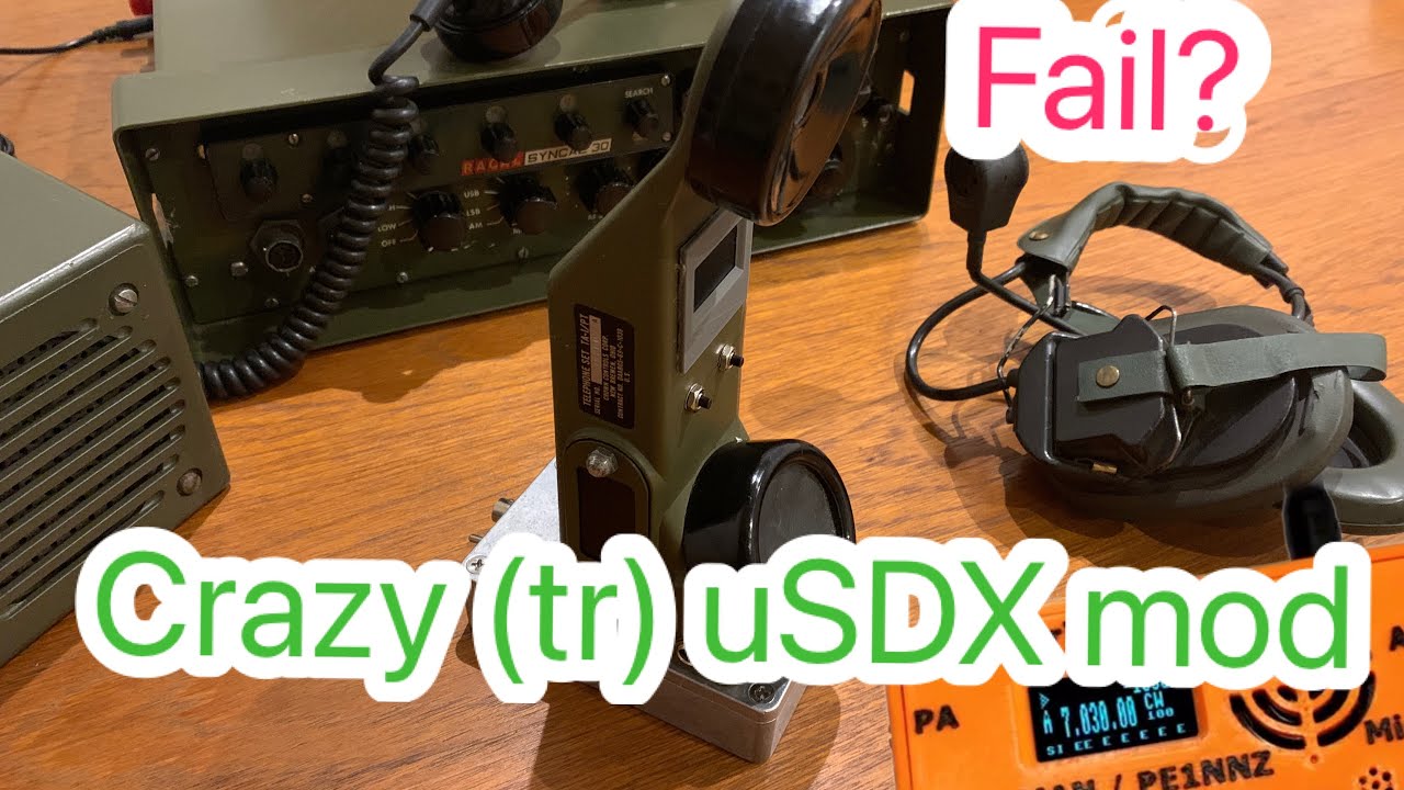 Crazy (tr) uSDX setup with a TA-1/PT