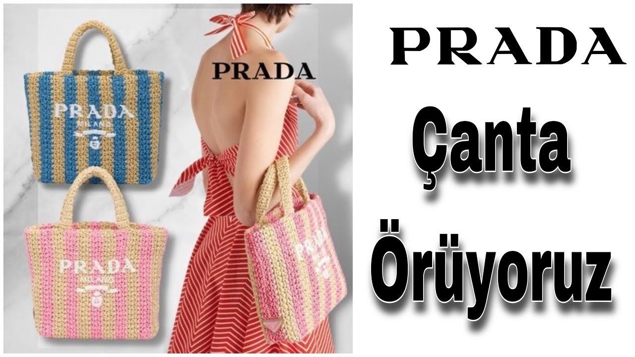 PRADA ÇANTA / KAĞIT İP ÇANTA / PART 1 #markachallenge