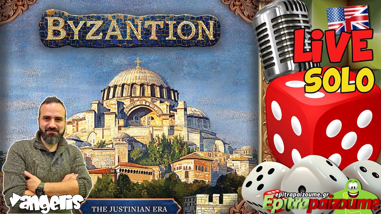 Byzantion The Justinian Era -  Live SOLO Playthrough (EN) by Epitrapaizoume