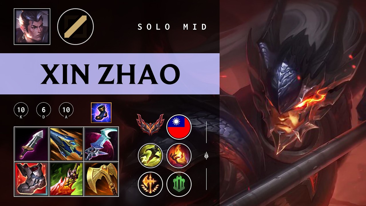 Xin Zhao Mid vs Talon - TW Grandmaster Patch 26.05