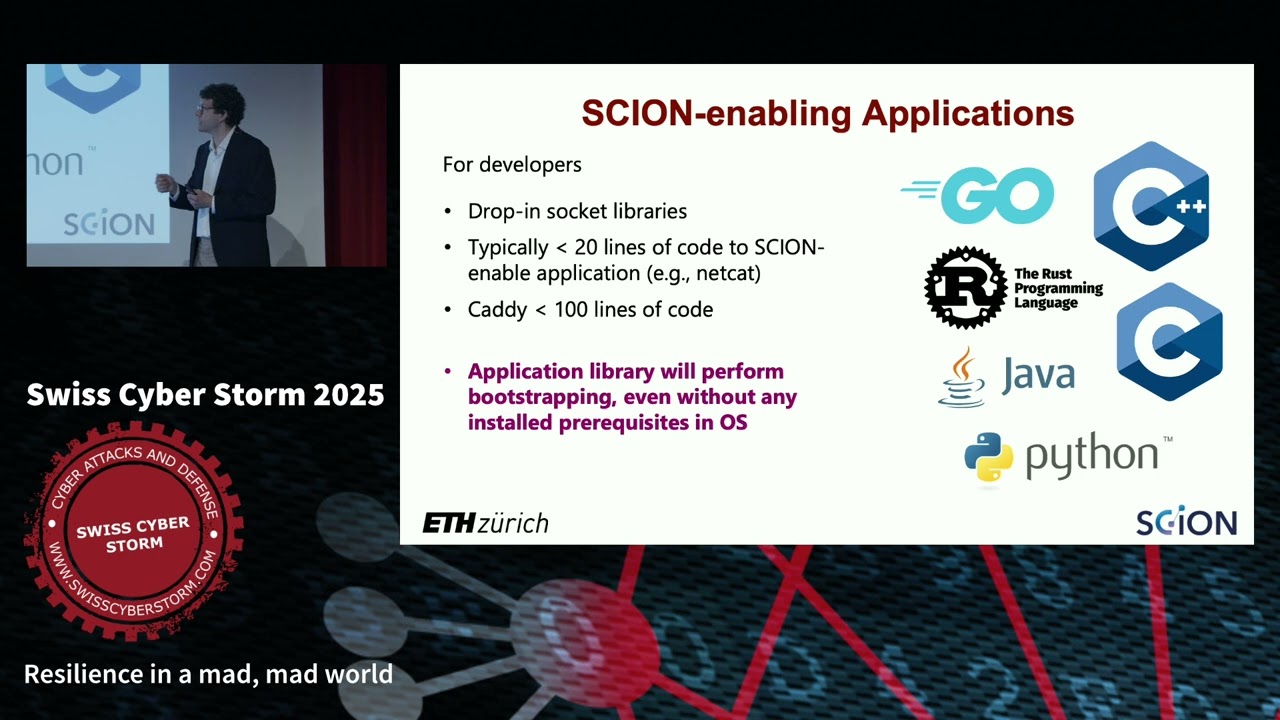 SCION: A Next-generation Internet for Next-generation Security By Prof. Dr. Adrian Perrig (2025)