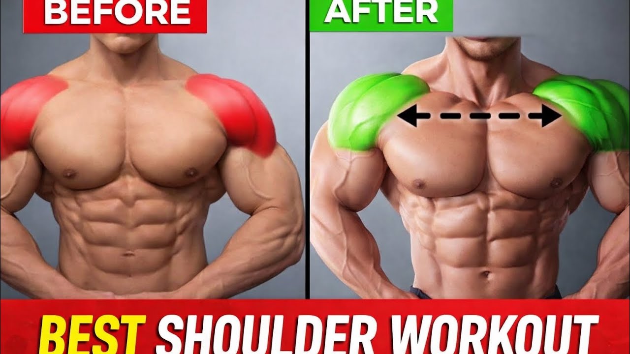 How to Build Bigger Shoulder Workout with Dumbbells 