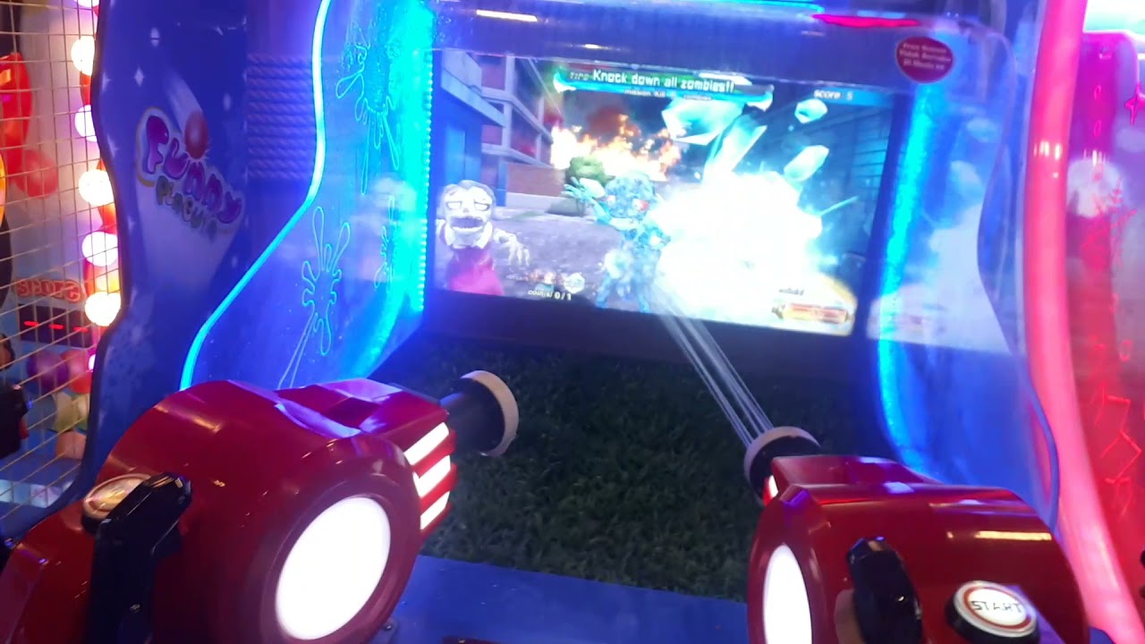 main tembak tembakan air zombie outbreak di funworld sunter mall