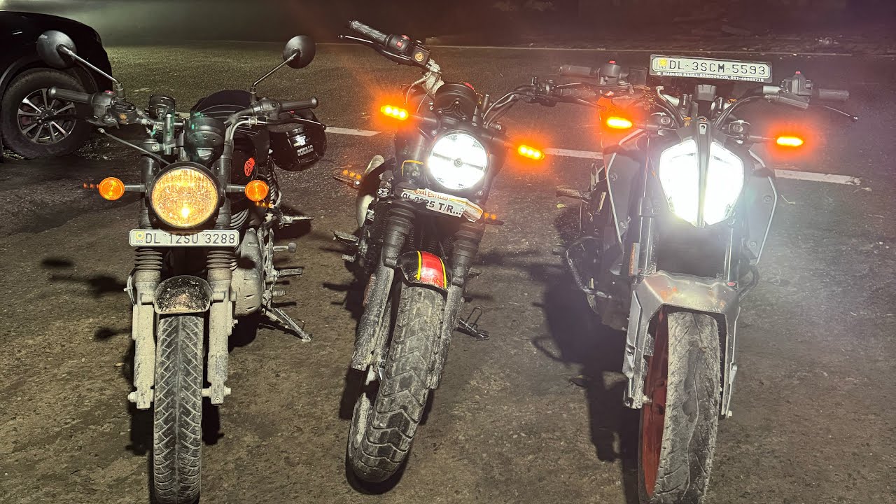 Hunter 350 vs Duke 200 drag race 😱| hunter and duke ki power🤯| #hunter350 #duke200 #guerrilla450
