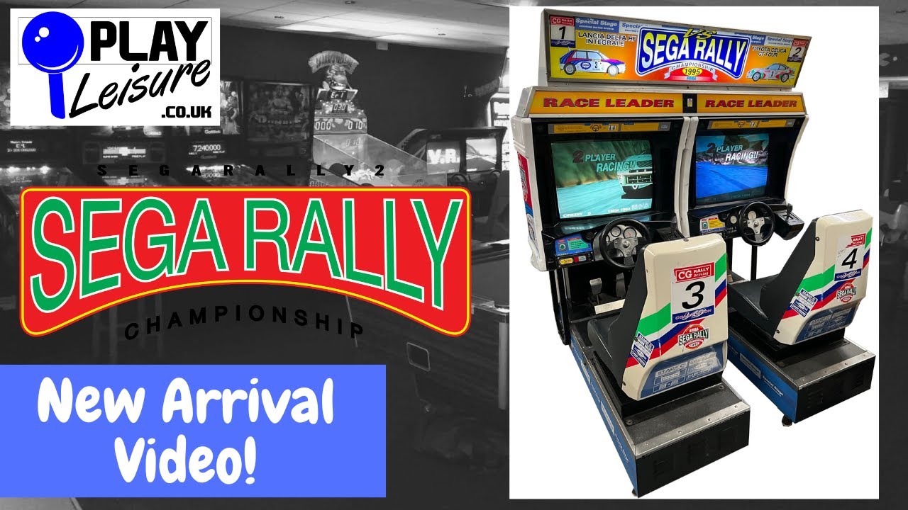 It's the original, the classic... It's the Sega Rally Arcade Machine!