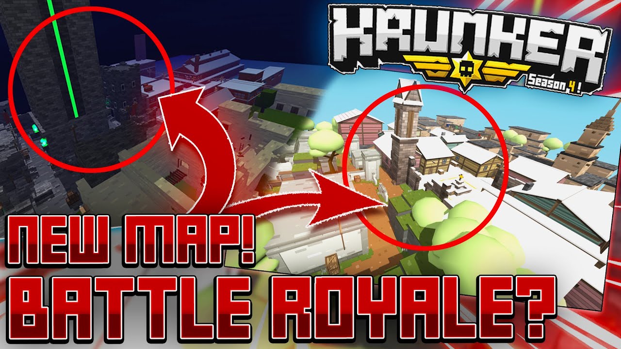 is this the NEW BATTLE ROYALE map?.. ALL Krunker Maps in ONE!