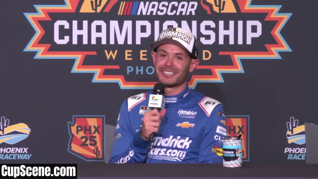 NASCAR в Финиксе, ноябрь 2025 г.: Кайл Ларсон после гонки