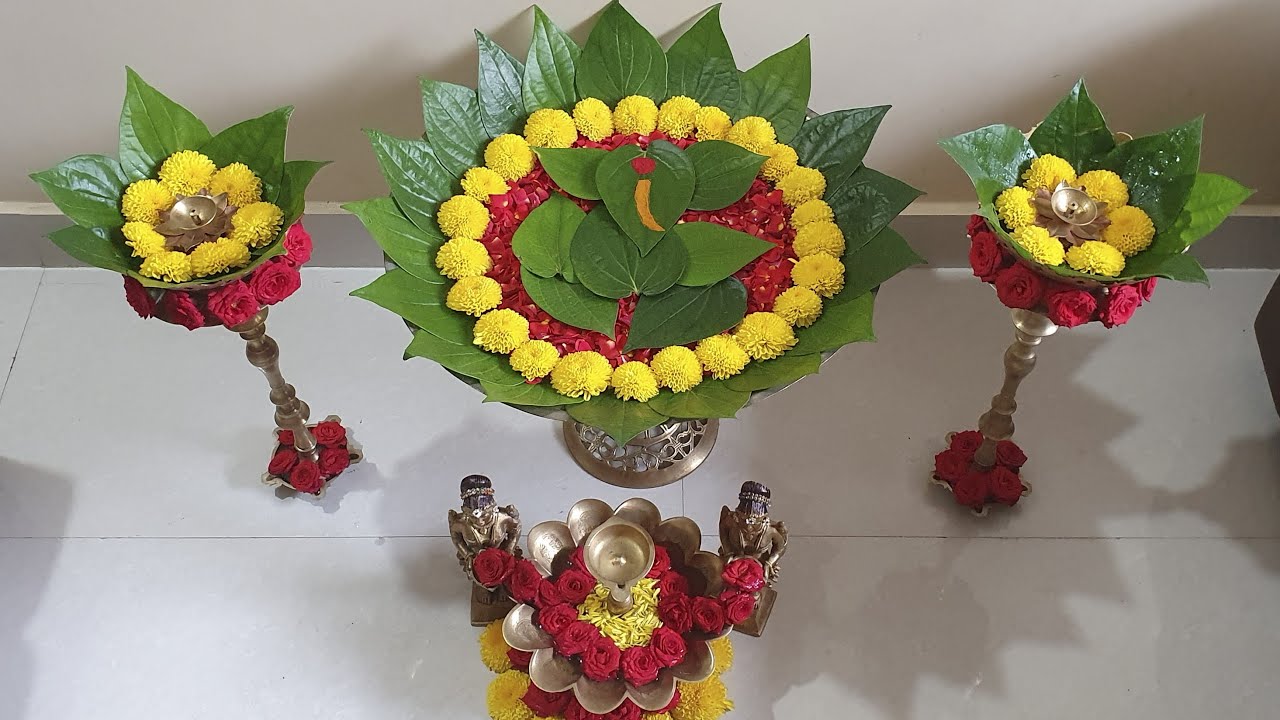 Easy Ganesha Flower Decoration | Beautiful Flower Decoration Ideas | Laalis Creative Home