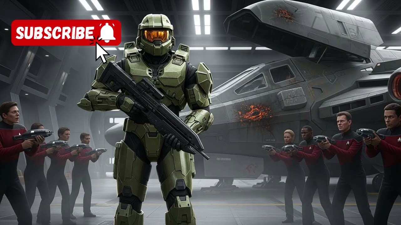 What if the Halo ship UNSC infinity(INF-101) with Master Chief Entered Star Trek Universe?