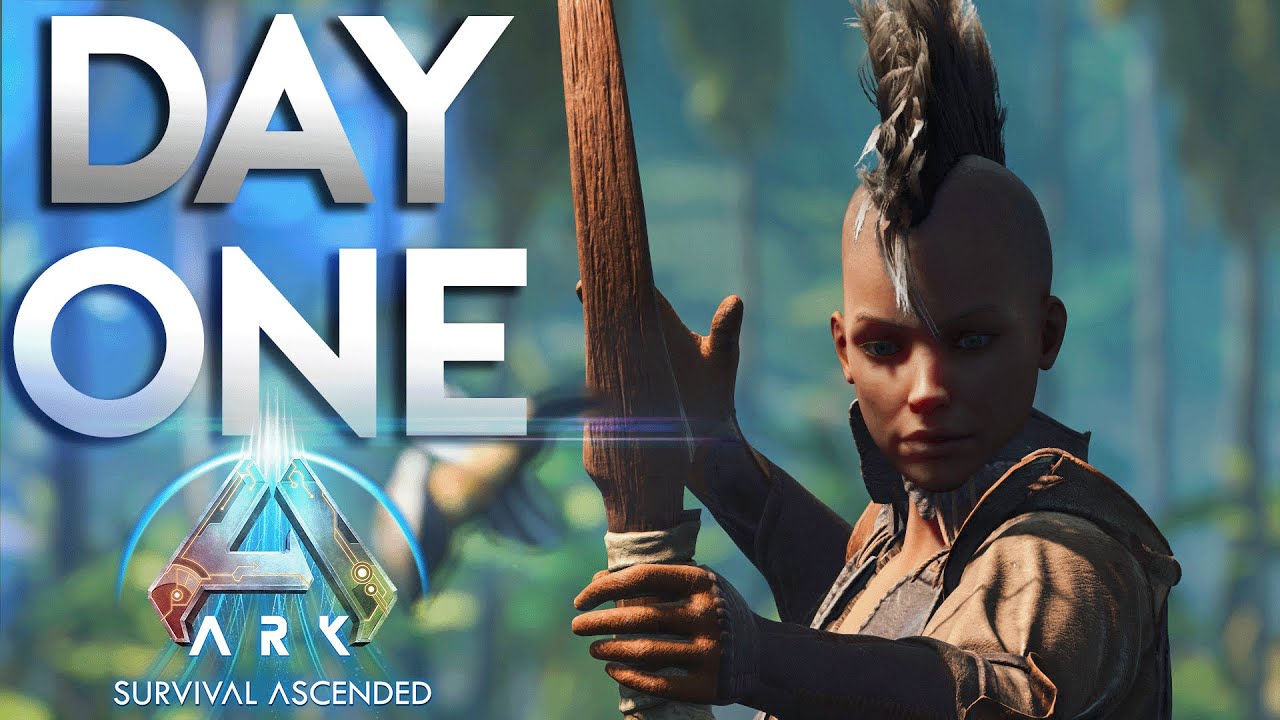 Getting My Solo Start On Small Tribes Day One - Ark Survival Ascended!