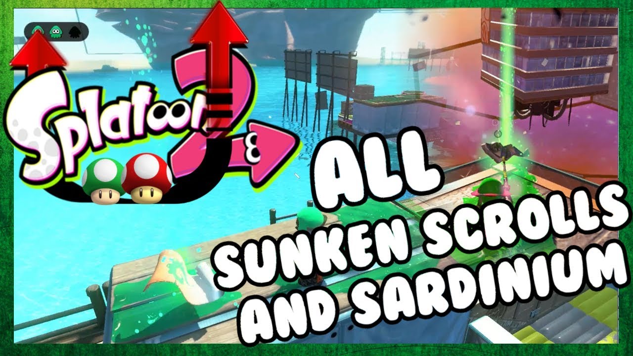 Splatoon 2: All Scrolls and Sardinium Locations