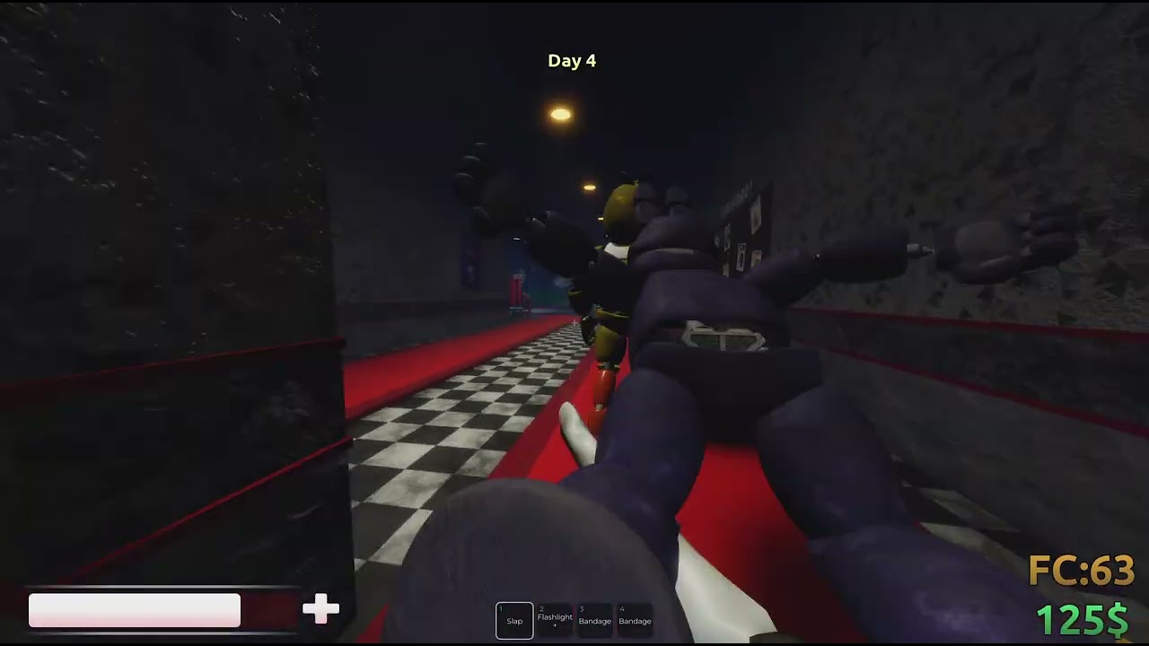 Playing Five Nights at Freddy's again.