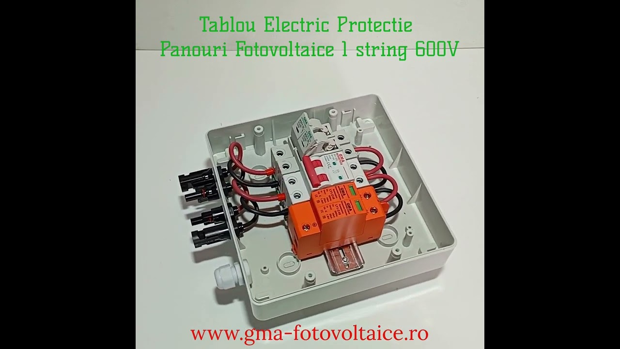 Tablou Electric Curent Continuu 1String 600V MC4