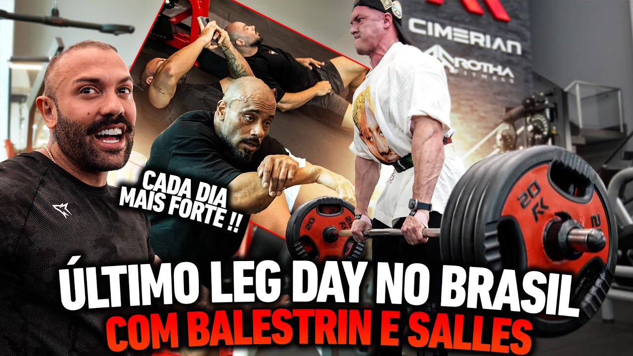 ÚLTIMO TREINO NO BRASIL - BALESTRIN E SALLES PASSARAM MAL !!!
