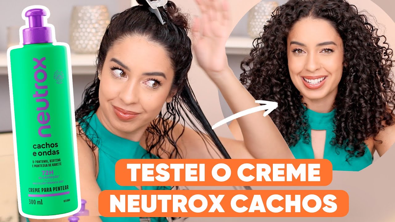 TESTEI O CREME NEUTROX CACHOS E ONDAS - CREME BARATINHO | JULIANA LOUISE