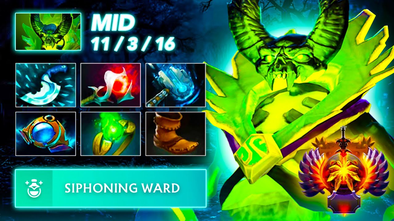 [7.39d] 200 IQ BUILD! - Pugna MID | Full Gameplay Dota Class