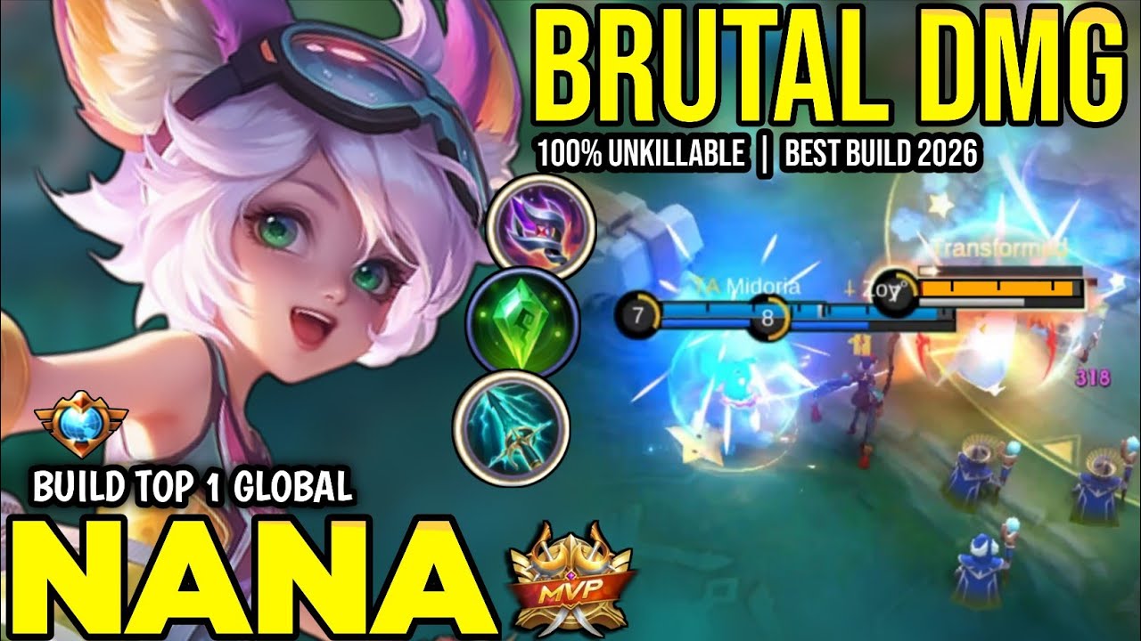 NANA BEST BUILD 2026 | BUILD TOP 1 GLOBAL NANA GAMEPLAY | MOBILE LEGENDS✓