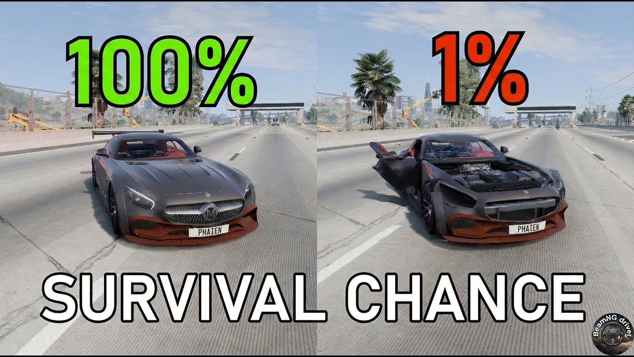 Survival Chance Crashes #2 | BeamNG.drive