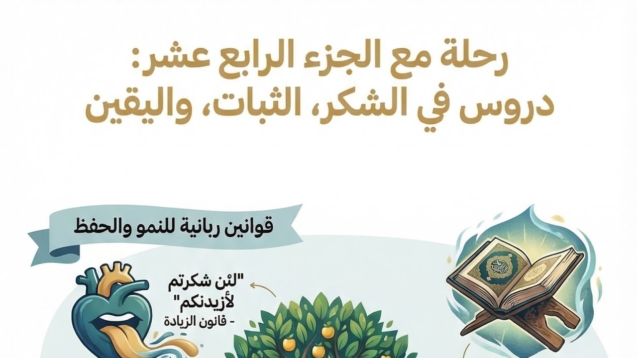 حلة مع الجزء الرابع عشر روس ق الشكر، الثبات، واليقين