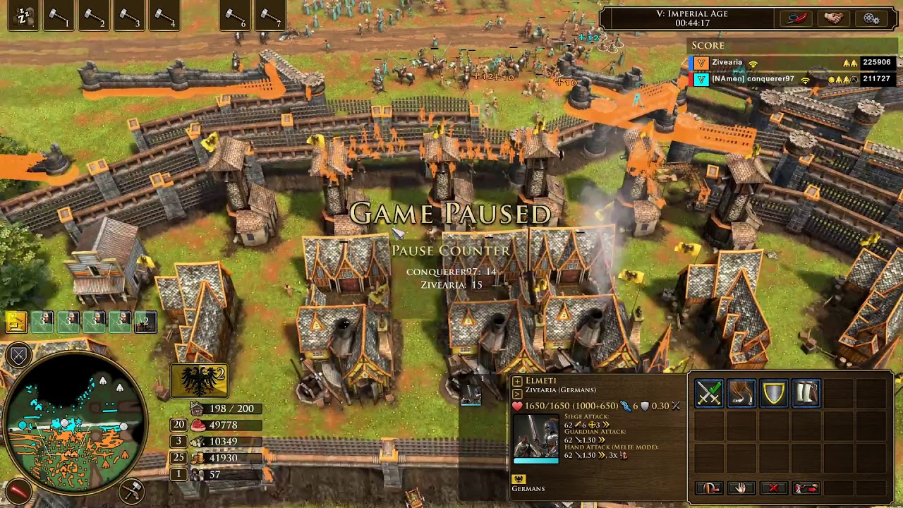 German Vs Conquerer999's Inca - Age of Empires III DE Treaty