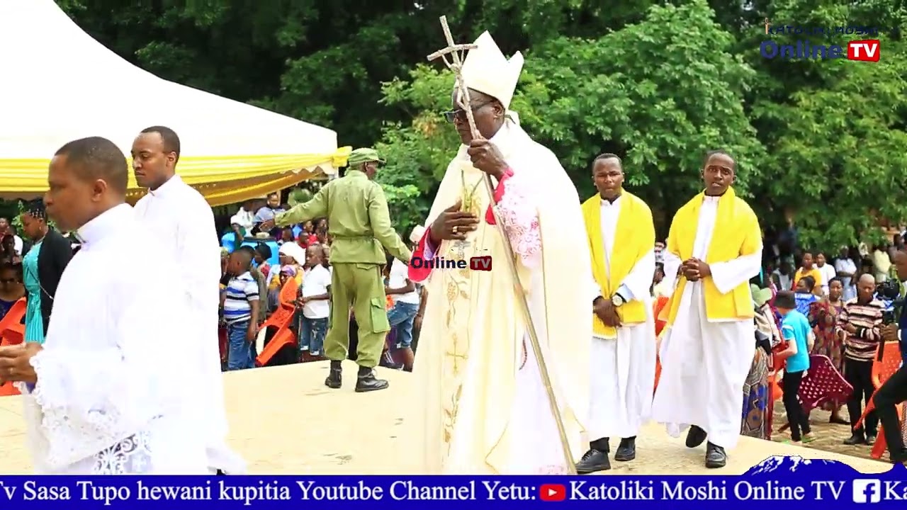 TAZAMA ANDAMO TAKATIFU KUELEKEA ADHIMISHO LA MISA TAKATIFU YA DARAJA TAKATIFU LA UPADRE MOSHI
