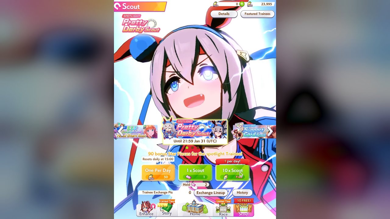 Thanks for the free 10 pulls, then got Tamamo Cross | Umamusume: Pretty Derby!