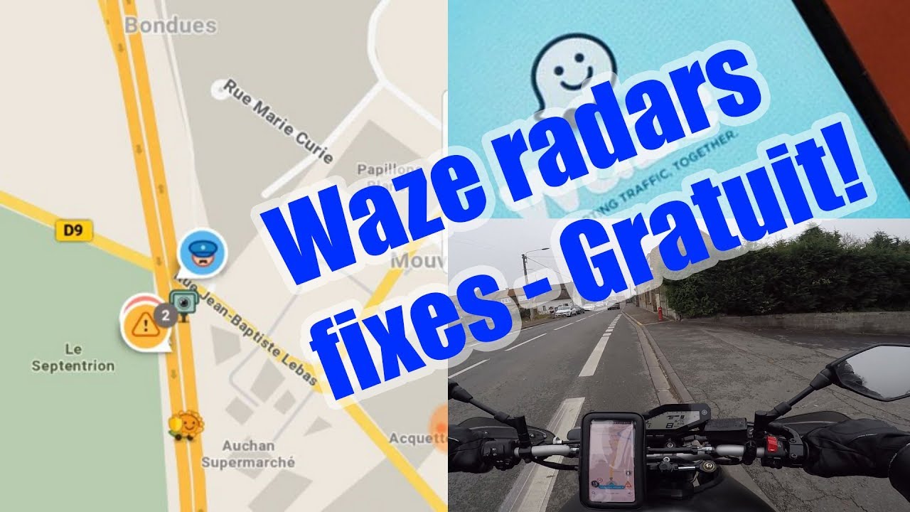 🚨 WAZE AVEC TOUS LES RADARS FIXES GRATUIT! 🚨 - Sans perdre les services en ligne