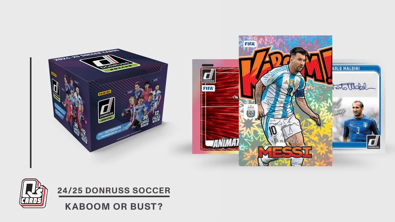 Kaboom or Bust? |  2024-25 Panini Donruss Soccer Hobby Box Review