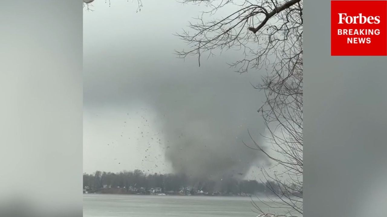 RAW VIDEO: Camera Captures Tornado Ripping Across Southwest Michigan