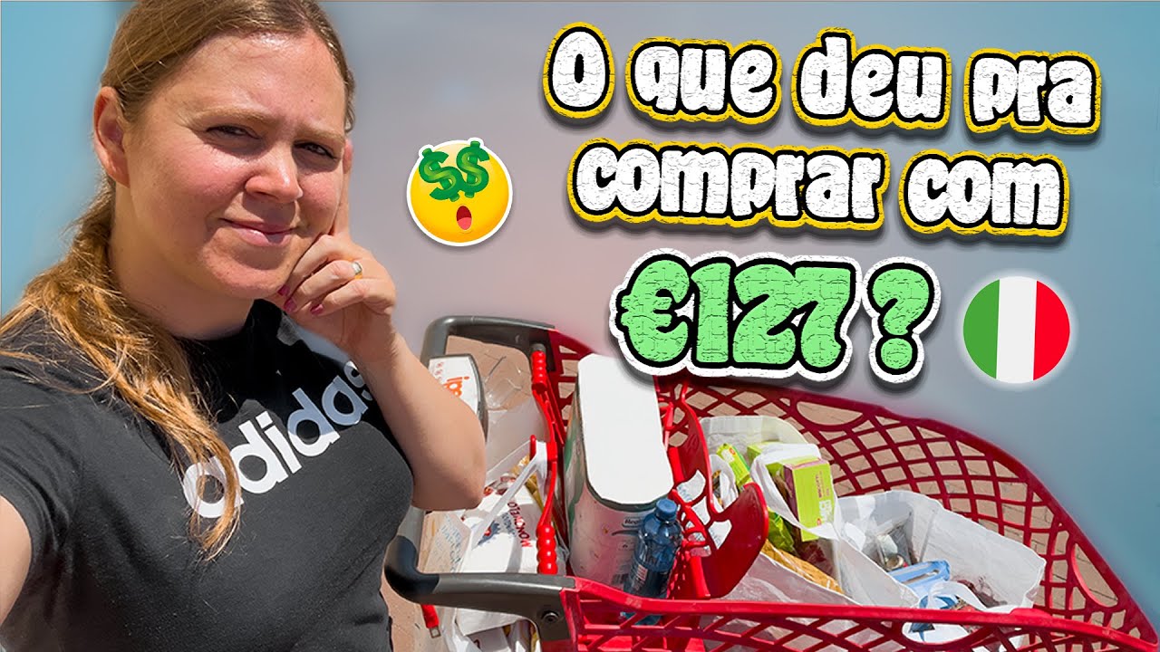 Minhas compras no supermercado no Sul da Itália: quanto gastei + Vlog no supermercado!