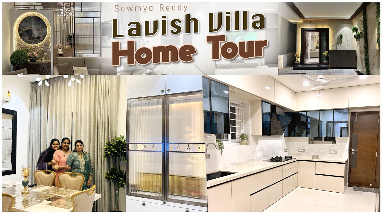 Ultimate 4 BHK Villa Home Tour | Elegant Interior Design | Home Tour | Telangana Pilla